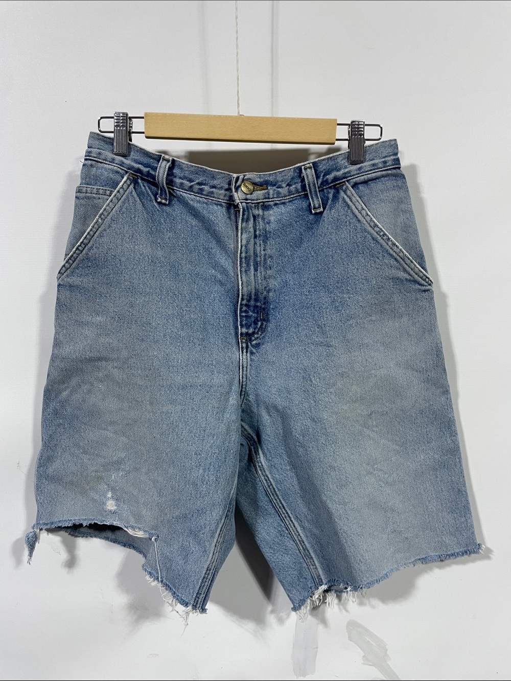 Carhartt Light Wash Denim Cutoff Shorts Jorts